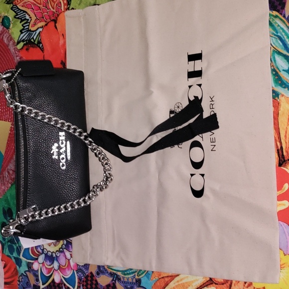 Coach Handbags - Coach black leather nwt crossbody